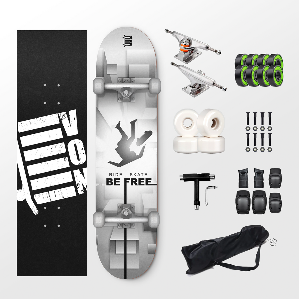Ride, Skate, BE FREE Skateboard